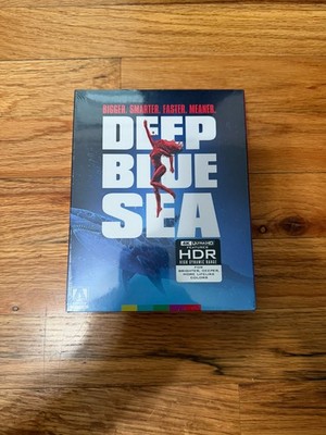 Deep Blue Sea 4K Limited Edition UHD Blu-ray [1999] Arrow Slip Box - ShipNextDay