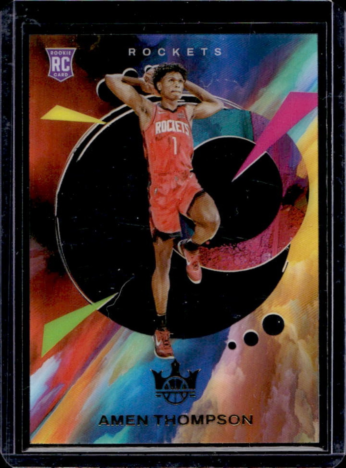 2023-24 Panini Court Kings Amen Thompson Acetate Rookies RC Rookie #24 Rockets