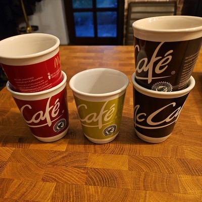 5 Mc. Cafe, Mc. Donald, Becher, Tassen, 2008, ohne Griff, Tasse