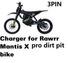🔥5a Caricabatterie per dirt bike elettrica Rawr Mantis X pro 72v (3 PIN)
