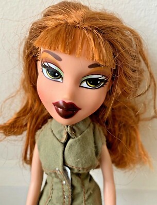 Bratz 2002 Xpress It Meygan Doll Original Dress Orange Hair