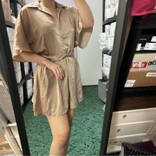 zara waist twist romper Zara Size M Dec Sale