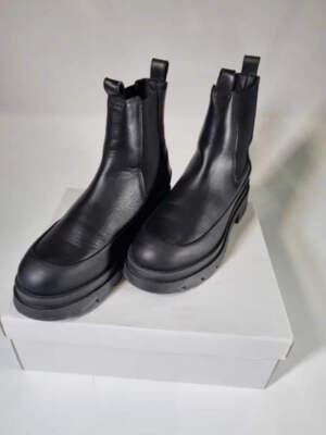 Oliver Sweeney Women'S Black Trento Leather Ankle Boots Size: Uk