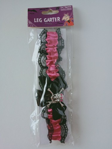 LACE LEG GARTER WHIT SKELETON - Picture 4 of 4