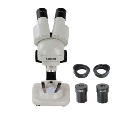 20X/40X Stereo Microscope Binocular HD Vision Top LED Illumination Phone Repair