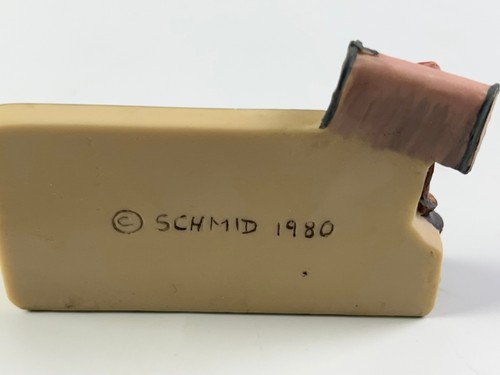 Schmid RFD America Porcelain Sign Plaque Autographed Dated by Lowell Davis 1980 - Picture 6 of 6