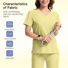 2025 New Medical Scrub Uniform Set Women Men Hospital Clinic Dentist Salon Scrub