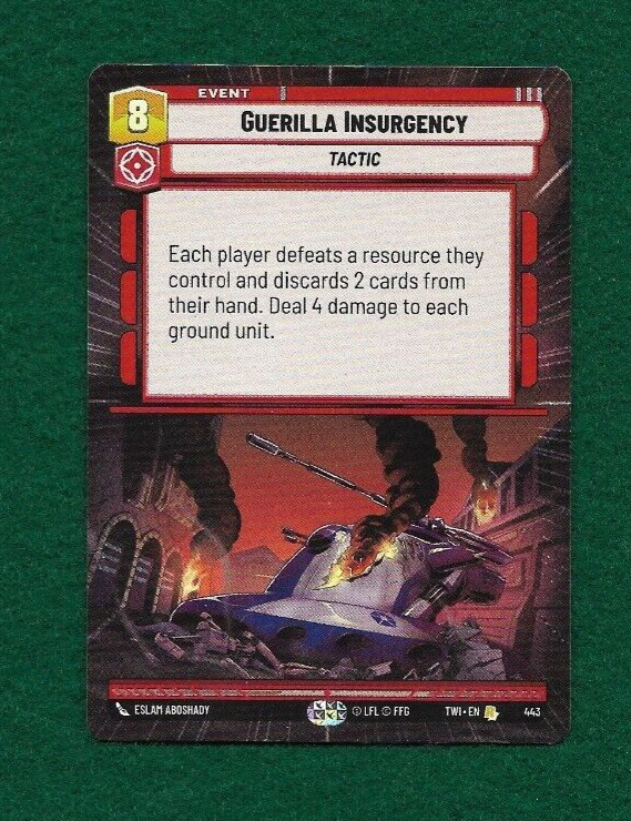 STAR WARS UNLIMITED GUERILLA INSURGENCY #443 TWILIGHT OF THE REPUBLIC HYPERSPACE