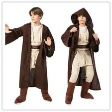 Kids Star Wars Obi Wan Kenobi Jedi Child Cosplay Costume Halloween Outfits Set