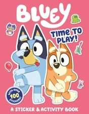 Time to Play!: A Sticker & Activity Book (Bluey) - Paperback - GOOD