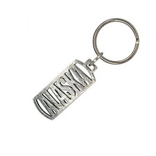 Alaska Keychain A636KC 2 In. State Pride Travel Souvenir Nature Gift Made in USA