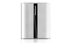 PowerMaster 12,000mAh LED Dual-USB Power Bank--Silver!