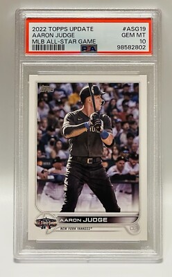 【新品】2022 MLB ALL STAR GAME AARON JUDGE Aaron Judge *PSA 10* 2022 Topps Update All-Star Game #ASG19 New
