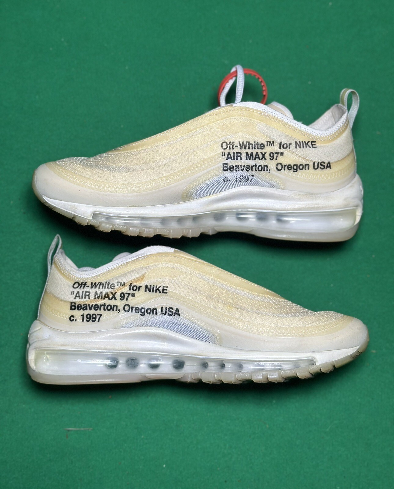 OFF WHITE X NIKE Taglia 6 Nike Air Max 97 OG x OFF WHITE The Ten 2017