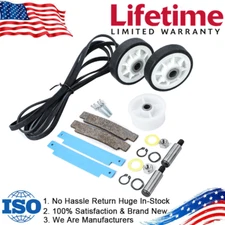 Dryer Maintenance Belt Roller Wheel Drum Support Kit for Maytag 12001541 303373K