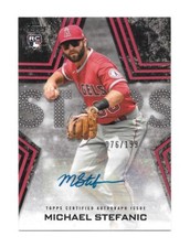 2023 Topps Series 2 MICHAEL STEFANIC RC Black Baseball Stars Autograph #/199 