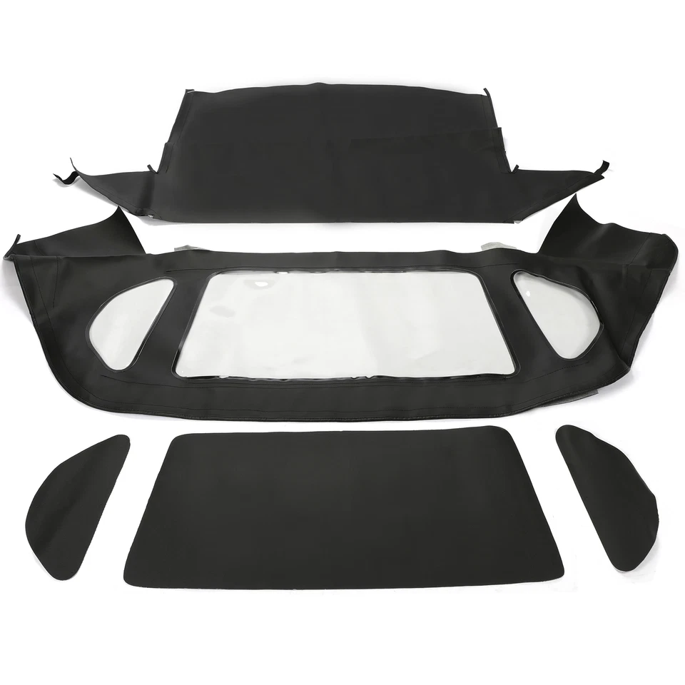 适用于:1990 - 02 梅赛德斯 - 奔驰 R129 SL 软上衣带塑料窗,帆布乙烯基 — 第 4/4 张图片