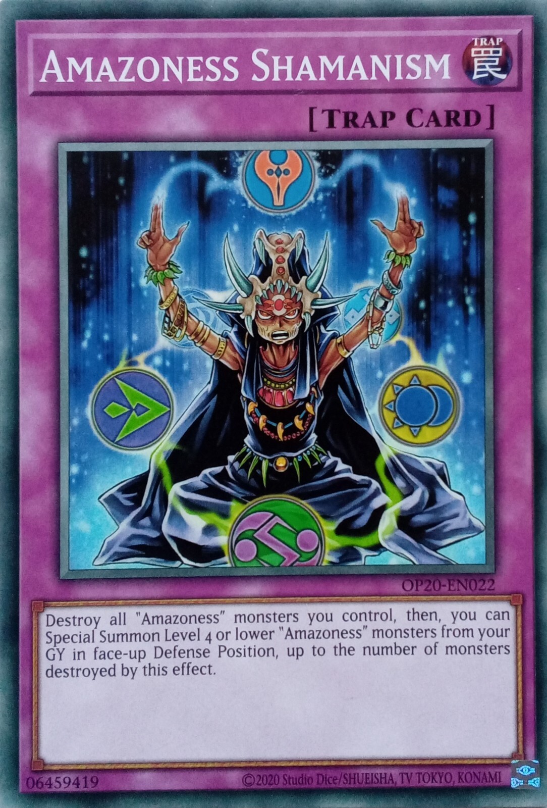 AMAZONESS SHAMANISM 1ST ED YuGiOh Common Card OP20-EN022