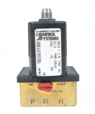 SCHUBERT & SALZER 6014 C 2,0 FKM MS G1/4 | PN 0-10bar | 24V DC 8W | NEU
