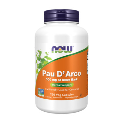 NOW Foods - Pau D'Arco 500 mg Kapseln (250 Kapseln)