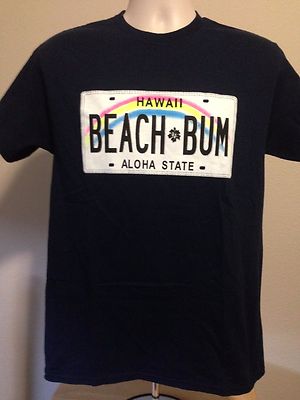 VINTAGE HAWAII BEACH BUM T SHIRT MEDIUM | eBay