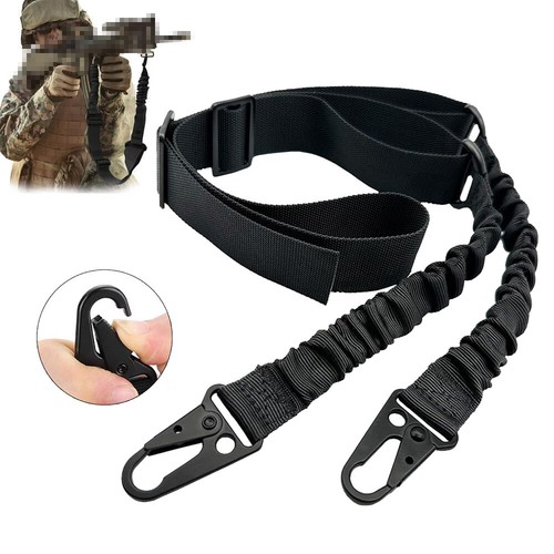 Rifle Sling with Metal Hooks Quick & Easy Detach 2 Points Rifle ...