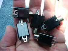 ONE Lot 10 1/4" Audio Phono Jack - SWITCHCRAFT 112BX / HI-D-JAX - New and Unused