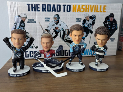 Milwaukee Admirals Nashville Predators Bobblehead 4 Pack - Josi/Aberg/Rinne/Arvi