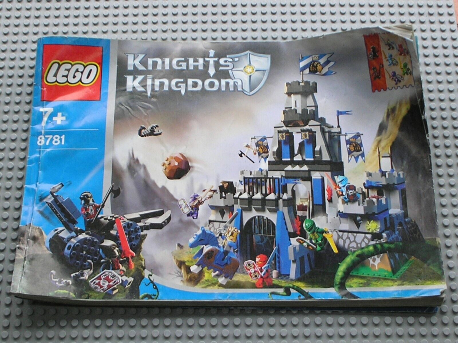 Notice Building Instruction Booklet LEGO Knights Kingdom Set 8781 Castle  Morcia