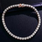 Tennis Bracelet 14k Rose Gold Plated 7Ct Round Cut Lab-Created Diamond Women