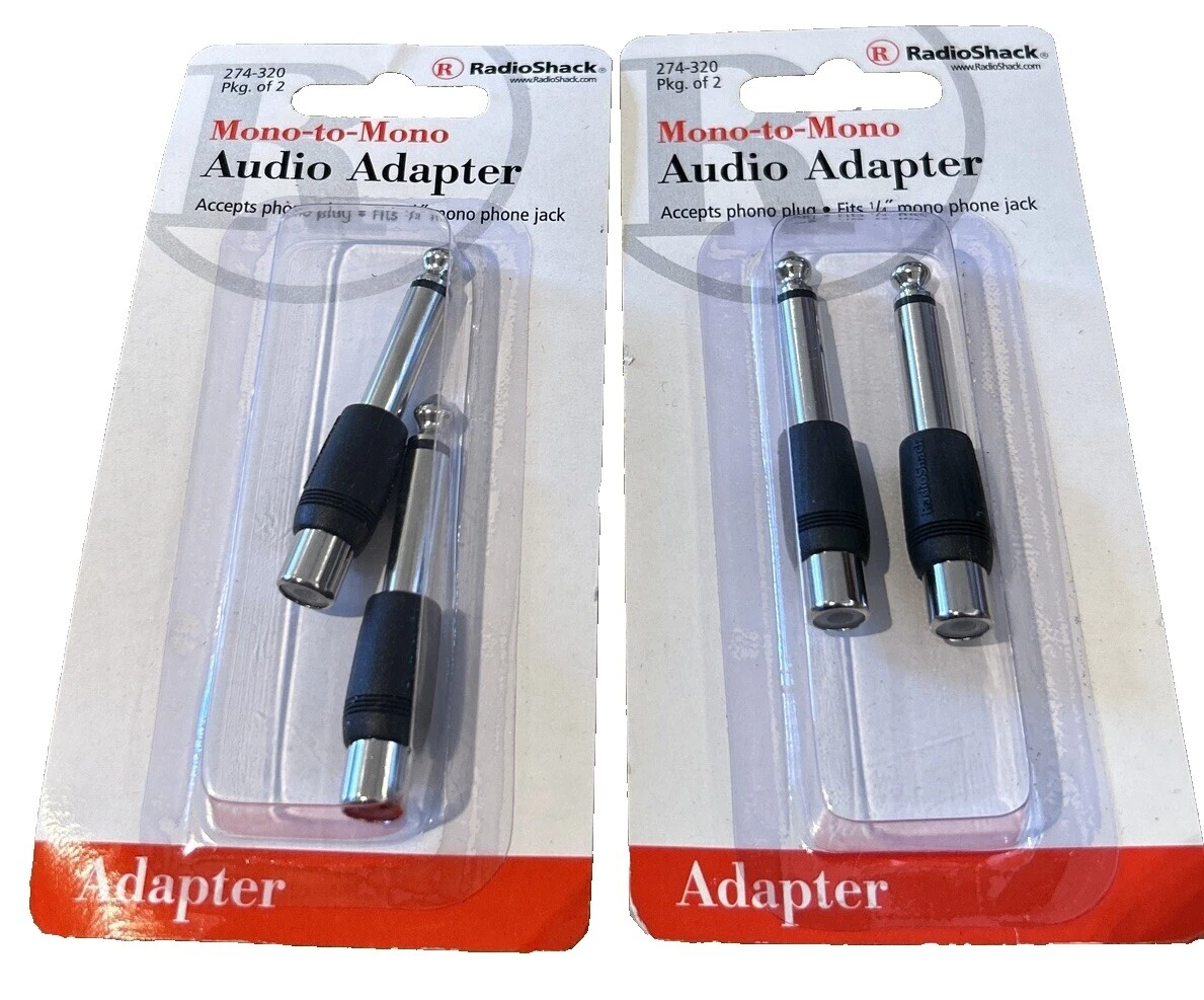 RadioShack RCA/Phono Male Home Audio Adapters/Converters