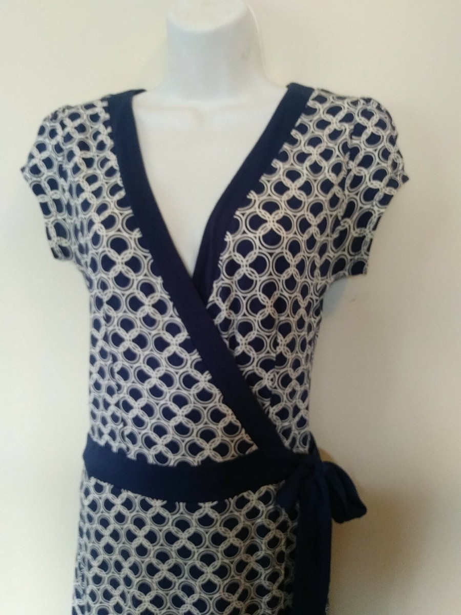 h&m blue wrap dress Georgie Cotton Summer Dress main image 1