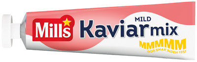 Norwegian ''Mills Mild Kaviar Mix'', 175 g. tube. Caviar from Norway w/mayonnaise