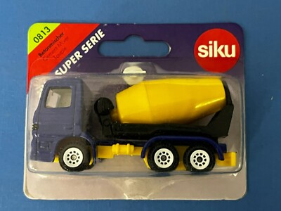 SIKU 0813 MERCEDES BENZ CEMENT MIXER BETONMISCHER ON BLISTER NEW & SEALED