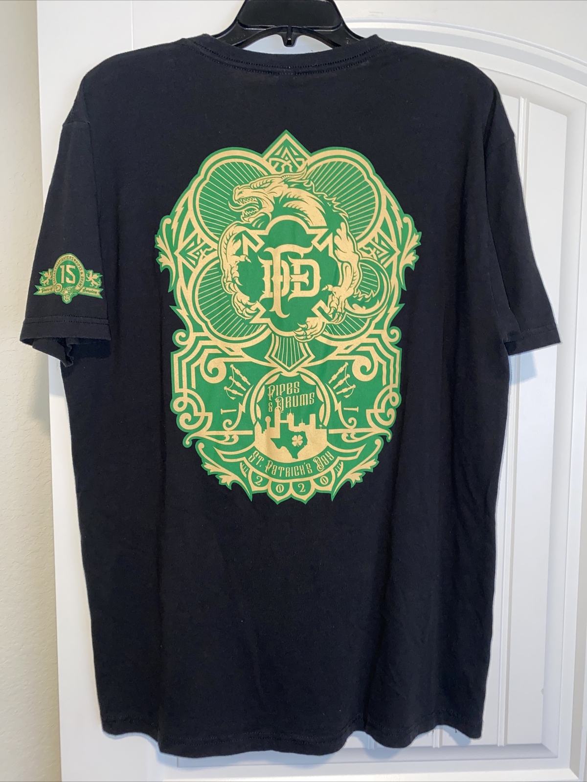 Dallas Fire Department Pipes And Drums Morale 2020 T Shirt XL *ASIS