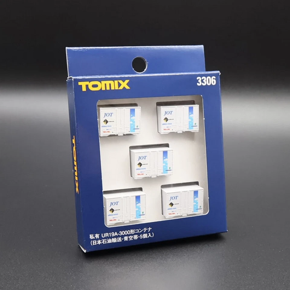 Tomix 3306 - JOT Container (Type UR19A-3000) (5-Container Set) - Spur N
