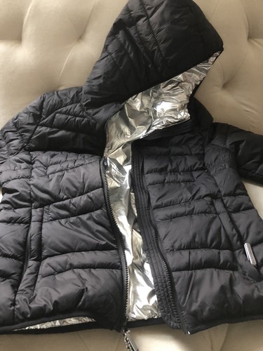 Silver Foil Lining Puffer Jacket Medium 
