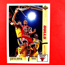 Scottie Pippen 1991-92 Upper Deck Card #125 NBA Chicago Bulls