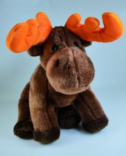 TY BEANIE BUDDY "CHOCOLATE" THE MOOSE 12" SOFT PLUSH TOY 1999 EUC