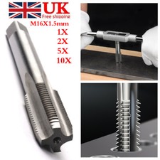 M16*1.5mm HSS Metric Right Hand Tap Drill Bits Fine Thread Taps Drilling Tool UK