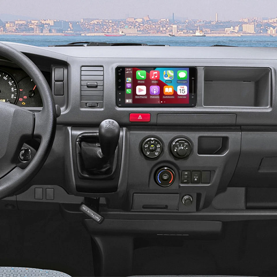 7 英寸 适用于丰田 Hiace 2006 - 2019 年 Carplay Android 13 汽车立体声收音机 GPS 导航 64GB — 第 3/4 张图片