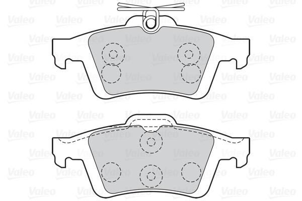 Kit de plaquettes de frein Valeo 301019 auto pour dispositif de frein à disque avant