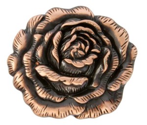 Western Equestrian Cowboy Tack (Set 6) Antique Copper Rose Concho's