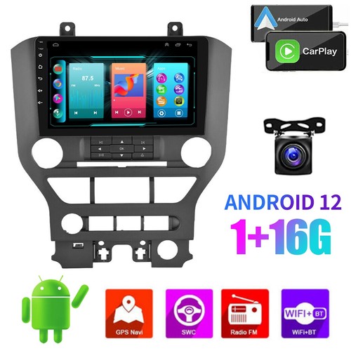 Android 12 Car GPS Stereo Radio Headunit CarPlay For 2015-2021 Ford Mustang