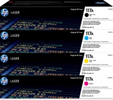 HP KIT 4 TONER  117A ORIGINALE  COLOR LASER 150NW COLOR LASER MFP178 NWG