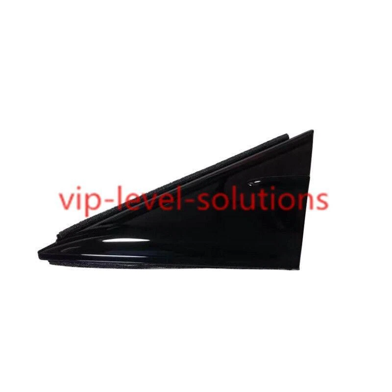 Cubierta de ventana triangular lateral izquierda ABS negra para Toyota Avalon 2019-2022 Foto 2 de 4