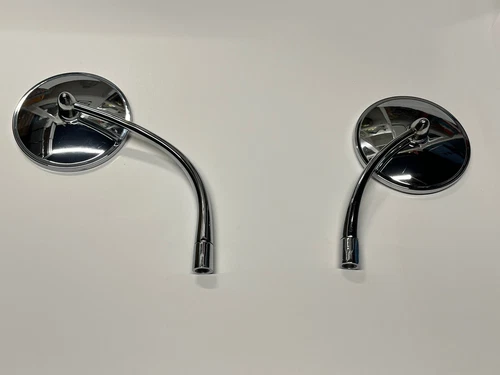 1949-1967 VW Bug Beetle Round Shaped Door Mirror SET Left & Right Chrome (PAIR)