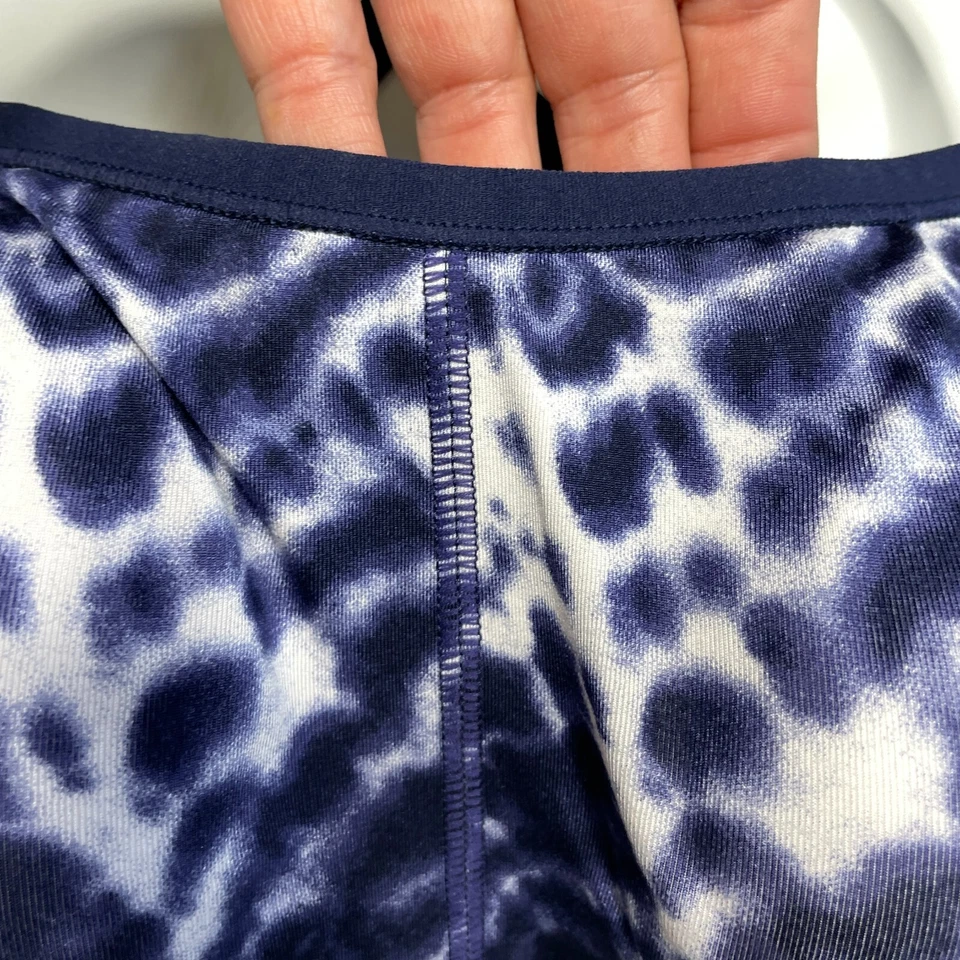 Natori Sport Bra 32DDD Underwire Cami Front Convertible Adjustable Straps Blue - Image 2 of 4