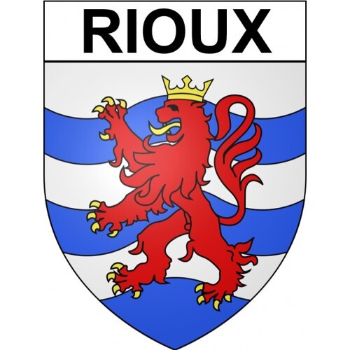 Logo Rioux Rioux 17 ville Stickers blason autocollant adhésif | eBay