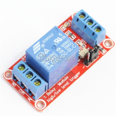 1PCS New 12V 1 Channel Relay Module With OPTO Isolation High Low Level Trigger